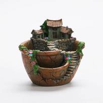 Resin House Decoration Succulent Holder Succulent Flowerpot Desktop Ornament Home Decorations Accessories ruda
