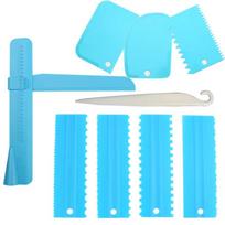 9pcs Set Cake Decoration Comb Cream Demoulding Knife Adjustable Scraper Cake Smoothing Spatula Baking Pastry Tools Accessories