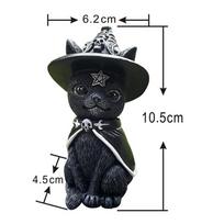 2024 Hot Cat Lawn Resin Desktop Ornament Funny Outdoor Garden Statue Figurine Halloween Decor Garden Decor Outdoor Decor Garden gray