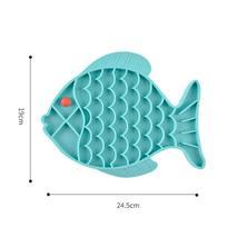 Silikoninė laižymo pagalvėlė Šunų laižymo pagalvėlė Vonia Žemės riešutų sviestas Lėtai ėdančių šunų laižymo tiektuvas Katės laižymo kilimėlis Šėrimas Šuns laižymo kilimėlis blue
