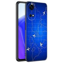 World Map Travel Black Phone Case For Huawei Honor 70 90 Lite X40 GT X50 i X5 Plus X6A X6S X7A X8A X8B X6 X7 X8 X9 4G X9A X9B 5G Honor X8B 4G