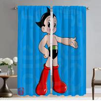 Blackout Curtain for Room 2 Panel Astro Boy Curtains for Bedroom Home Interior Curtains Partition Shades Halloween Decoration W50xH70cmx2pcs-CL