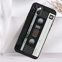Kasetės Mix Tape telefono dėklas iPhone 16 15 14 13 12 11 Pro Max Mini X XR XS Max 7 8 Plus galinis dangtelis iPhone 12 mini gray