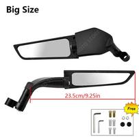 For Honda NC750 NC700 CB599 / CB600 HORNET CBF600 1000 Motorcycle Wind Wing Side Rearview Mirror Adjustable Rotating Accessories black