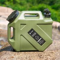 10L Water Storage Container Leak-Proof Drinking Water Bucket Large Capacity Water Dispenser Carrier for Vehicle Car Camping CHINA beige