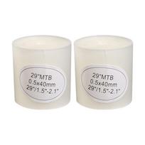 2Pcs/Set Bicycle Tire Liner Bike Puncture Proof Belt Protection Pad Cycling Anti-Puncture Tyre Protector Tape Road Bike Accessor white