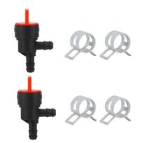 2 vnt. 90 laipsnių kuro uždarymo vožtuvai, tinkantys Briggs & Stratton 698181 494539 697944