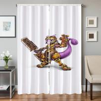 Home Interior Kitchen Curtains for Living Room 2 Pieces Blackout Curtains Door Curtain Pokemon Partition Bedroom Decoration W50xH70cmx2pcs-CL