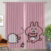 Home Interior Curtains 2 Pieces Kanaheis Elegant Room Curtains for Living Room Blackout Curtain Partition Halloween Decoration W50xH70cmx2pcs-CL
