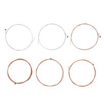 6Pcs Acoustic Guitar Strings Set Metal Replacement Accessories for Beginners Players Musicians