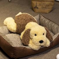 Seth Dudu Genuine Two-color Poodle Plush Toy Cute Doll Doll Pillow Pillow Ornaments Living Room 50cm 0.45