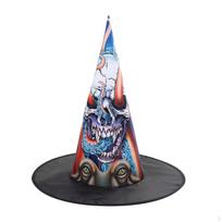 Halloween Witch Hat Adult Photo Props Supplies Pointed Wizard Modern Headgear Sorceress for Style B