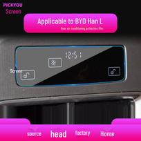 25 BYD Han & Tengshi D9/X Navigation & Center Console Screen Protector Han L 25 Rear Air Conditioner Film