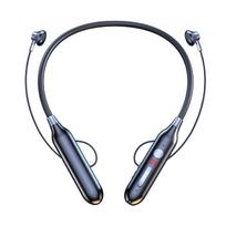 HIFI Aukštos Garso Kokybės Bluetooth Ausinės Dvigubos Bluetooth Ausinės Dvigubos Ausies Kaklo Bėgiojimui juoda