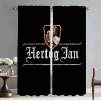 HERTOG JAN Shades Curtains for Bedroom Halloween Decoration Blackout Curtain for Room 2 Panel Home Interior Curtains Partition W50xH70cmx2pcs-CL