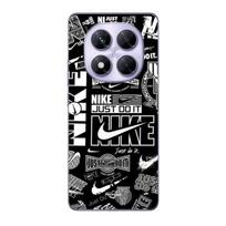 Case Xiaomi Redmi Note 14 Pro 5G Nike air logo Download Nike Graffiti Black and white Maniacase