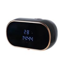 Wall-Mounted Smart Foam Soap Dispenser with Digital Display black