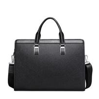 Shihua Eden Men's Genuine Leather 14-Inch Business Briefcase and Handbag