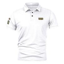 Summer Men's Short-sleeved Polo Shirt Icon Stitching Casual Lapel Short-sleeved T-shirt XXXXXL balta