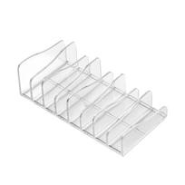 Desktop Eyeshadow Shelf Transparent Plastic Makeup Palette Organizer Multi Compartment Cosmetic