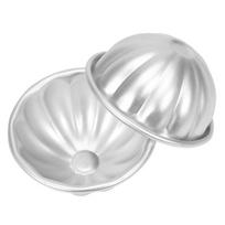 2Pcs Handmade Aluminium Alloy Bath Bomb Molds Fizzy Crafting DIY Cake Mould Tools (Set 10)