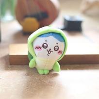 Cute Cute Transformed Into Self-deprecating Bear Xiaoba Pendant Plush Toys Schoolbag Hanging Ornament Keychain Doll 11 cm