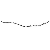 Front Bumper Grille Lower Deflector 95420979 Air Dam Deflector Replacement for Chevy Trax 2013 to white