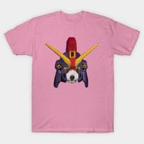 T Shirt Women Gundam Sandrock Red Panda Harajuku Print Kawaii Tshirt Summer Short Sleeve Female T-Shirt Top Tee S rožinė