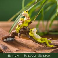 Creative Flower Pot Landscaping Cute Animal Frog Ornament Micro Landscape Personality Succulent Potted Plant Ornament Crafts