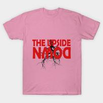 T Shirt Women The Upside Down Harajuku Print Kawaii Tshirt Summer Short Sleeve Female T-Shirt Top Tee S rožinė