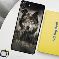 Vilko dėklas Samsung Galaxy S23 Ultra S22 S21 S20 FE Note 20 Ultra S8 S9 S10 Note 10 Plus viršelis Galaxy S21 Plus