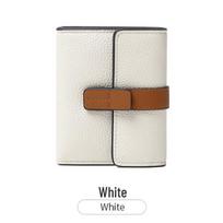 2024 Spring Women's Versatile Contrast Clutch: Multifunctional, Large-Capacity Short Wallet balta