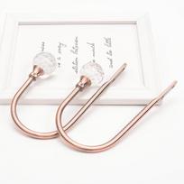 Metalinis U formos užuolaidų prilaikymo kabliukas - Sieninis aksesuaras Price per 1 piece