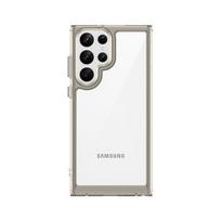 Skirta Samsung Galaxy S24 Ultra dėklas S23 Ultra Silikoninis Skaidrus Atsparus smūgiams TPU Apsauginis dangtelis Samsung S24 S23 FE Ultra Plus S22 Dėklas S23 Ultra pilka spalva
