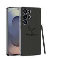 Dengtas itin plonas odinis elnio formos telefono dėklas, skirtas Samsung Galaxy S25 S24 S23 Ultra, su minkštu krašteliu, apsauga objektyvui, Magsafe, atsparus smūgiams dangtelis Galaxy S24 Ultra gray