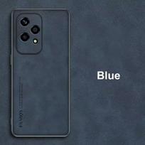 Prabangus avikailio odos dėklas Huawei Honor 200 Lite 5g Pro telefonui Honor200 200lite vyrams retro verslo galinis dangtelis Funda 2024 Honor 200 tamsiai mėlyna spalva