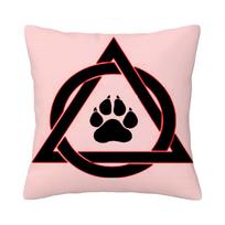 Pillow Cover Therian Symbol Pillow Covers Decorative Cushion 45x45 Cushions Cover Luxury Living Room Decoration Home Throw Pilow 40x40cm16x16Inch black