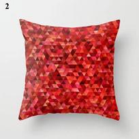 Modern Red Series Pillow Case Car Decoration Home Supplies New Creative Simple Nordic Geometry Waist Throw Cushion Cover 40x40cm
