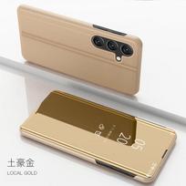 Skirtas Samsung A15 Case Prabangus atverčiamas stovas Skaidraus vaizdo veidrodinis telefono dėklas, skirtas Samsung Galaxy A15 A 15 4G SM-A155F apsaugantis nuo kritimo galinis dangtelis For Galaxy A15