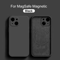 Originalus magnetinis Magsafe dėklas iPhone 15 14 13 12 11 Pro Max XS XR X 8 Plus telefonams Skysto silikono belaidžio įkrovimo dangtelis For iPhone 15