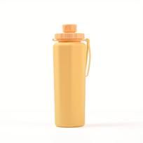 Silikoninis sulankstomas vandens puodelis, būtinas namams ir kelionėms, stilingas ir praktiškas, maistinis silikonas. 600ML geltona
