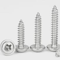 Nickel-Plated PWA Pan Head Tapping Screws with Washers and Inserts PWA 675PCS Set