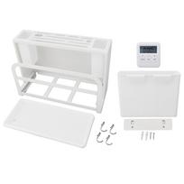 Multifunctional Knife Holder Wall Mounted Countertop White Magnetic Chopstick Holder Timer Kitchen