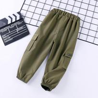 Fashion Spring Boys Pants Casual Long Style Trousers for Kid Sport Outdoor Cargo Pants Toddler Children Clothes 3 To 6 Years Old 150 žalia