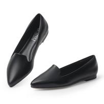 Women's Ballet Flats Comfortable Soft Slip On Flat Pointed Shoes Casual Low Heel Barefoot Elegant Women's Sneakers 6