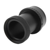 SCT T2 Adapter Aluminum Alloy Standard Size Telescope Camera Adapter for M43 Bayonet black