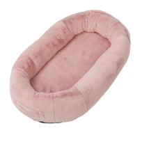 Human Sized Big Dog Bed Washable Detachable Giant Napping Orthopedic Dog Bed with Storage Pocket 68.9X35.43X11.81in