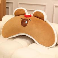 New Cute Kapibala Pillow Doll Creative Sleeping Pillow Plush Toy Doll Birthday Gift 80cm