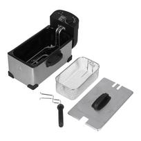 3.5L Electric Deep Fryer 2000W Commercial Stainless Steel French Fries Chips Fryer Machine 0?190 celsius
