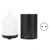 300 ml oro drėkintuvas 2 viename, aplinkos naktinė lemputė, aromaterapinis difuzorius, juodas, 100?240VEU kištukas black